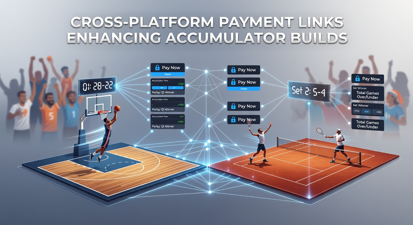Tennis court action paired with accumulator betting interfaces showing set-specific payment confirmations